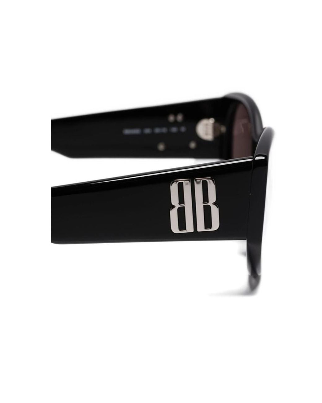 Balenciaga Gray Eyewear Nano Round-Frame Sunglasses