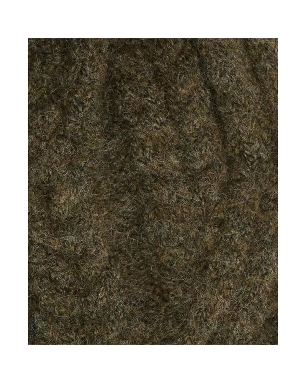 Barbour Green Knit Beanie
