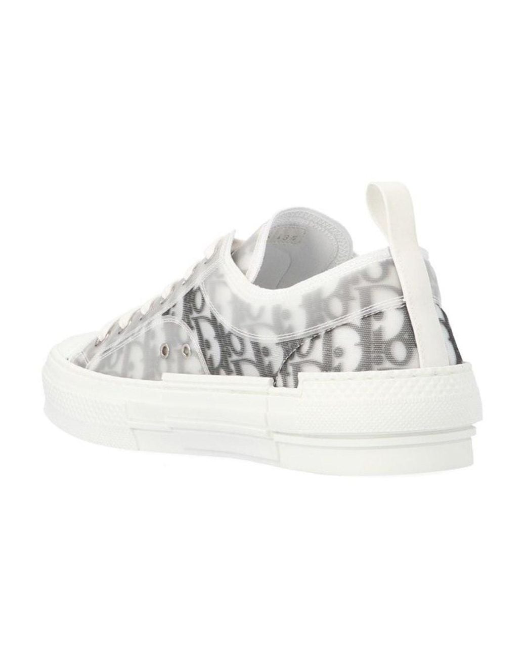 Dior White B23 League Low-Top Sneaker for men