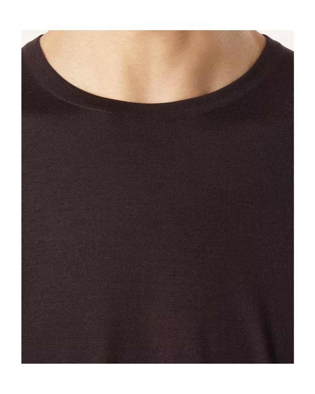 Loro Piana Brown Long-Sleeved Sweater for men
