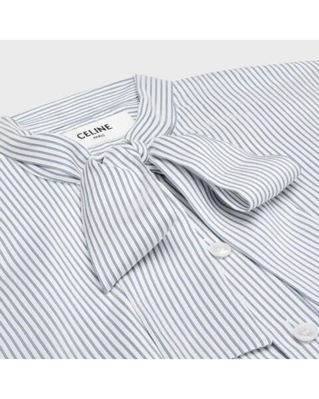 Céline White Lavalliere Mia Shirt