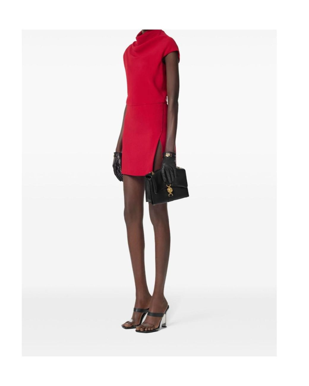 Versace Red Midi Dresses