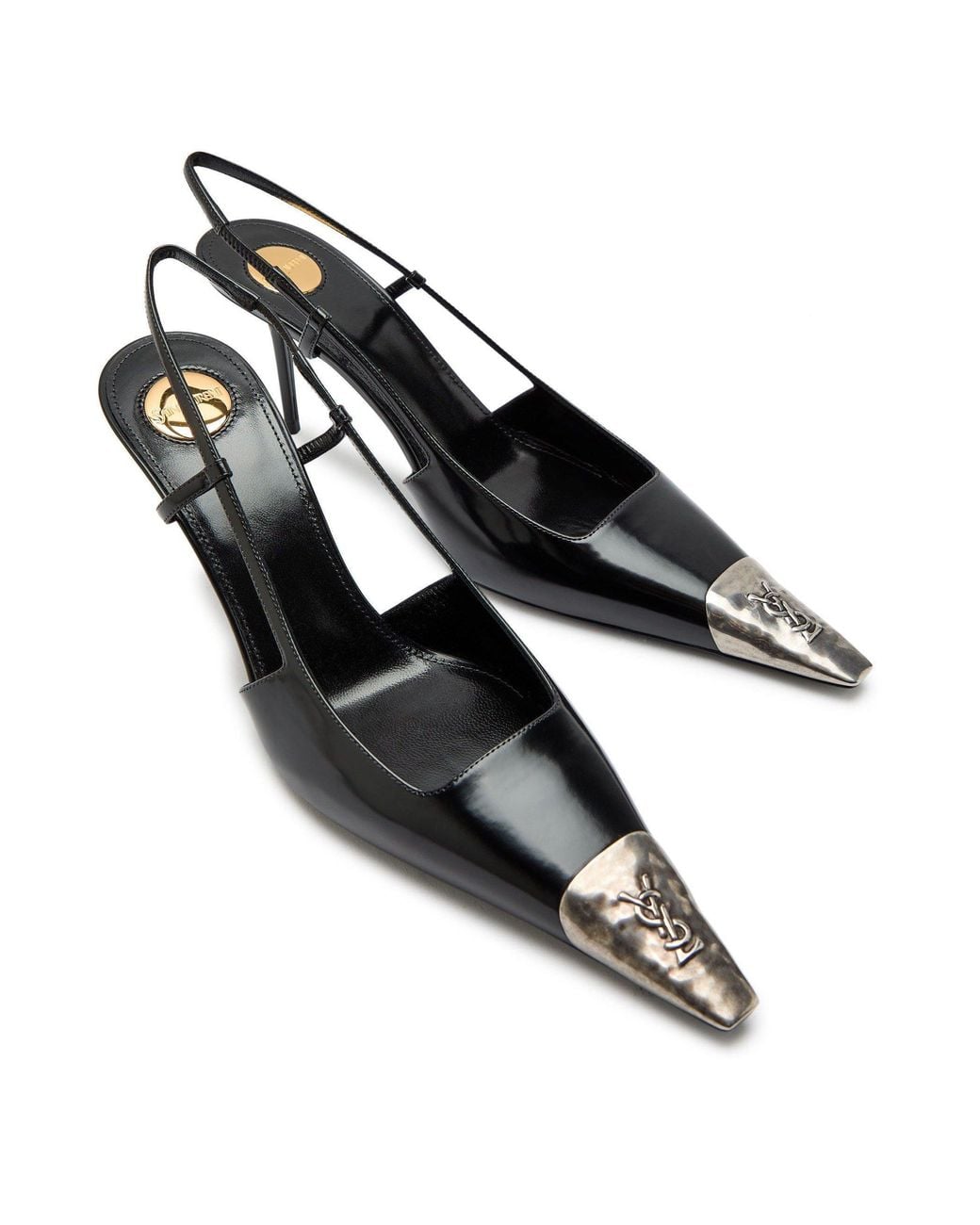 Saint Laurent Black Patent Leather Pumps