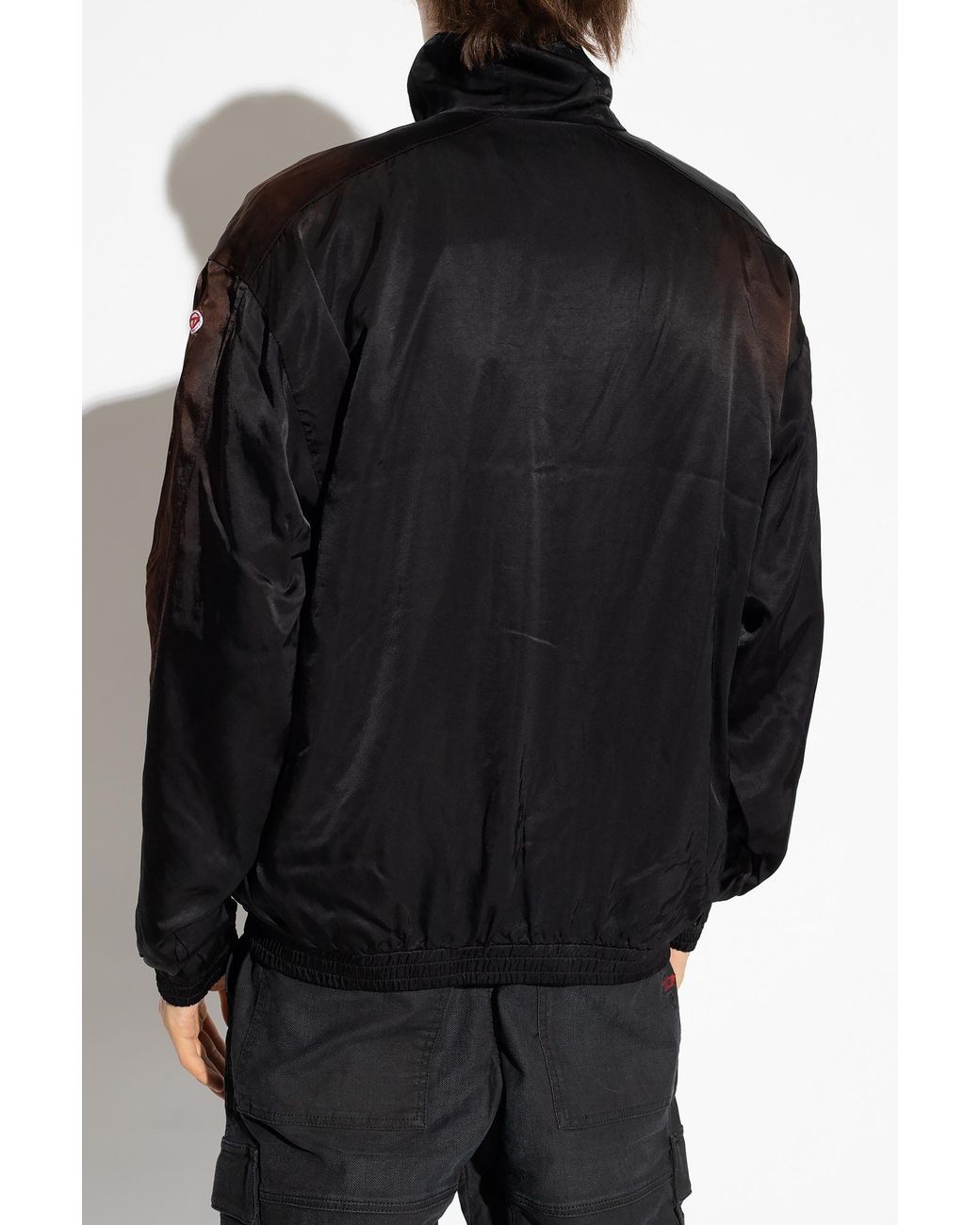 DIESEL Black J-Smash Zipped Bomber Jacket for men