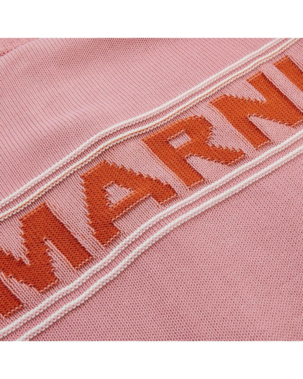 Marni Pink Buttoned Oversized-Fit Cardigan