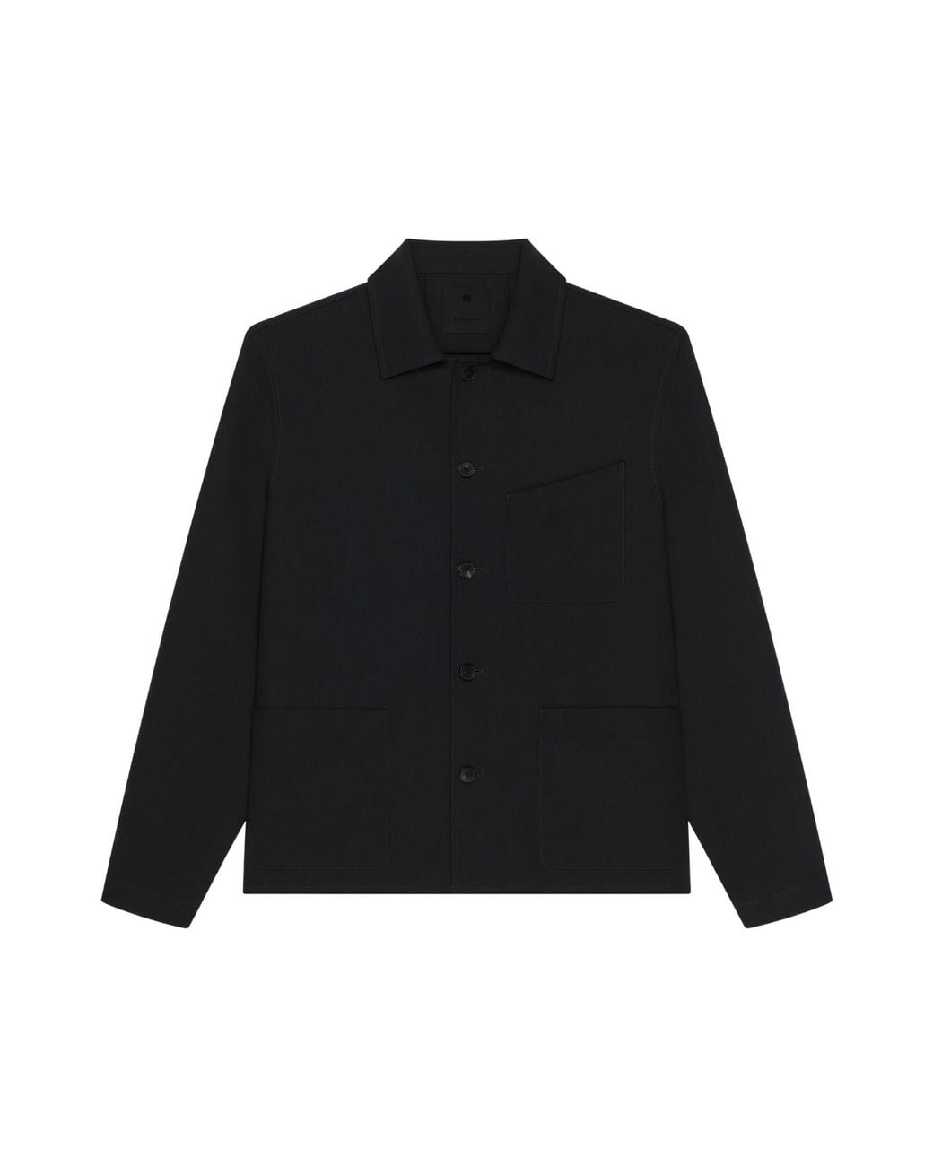 Givenchy Black Chest Pocket Overshirt for men