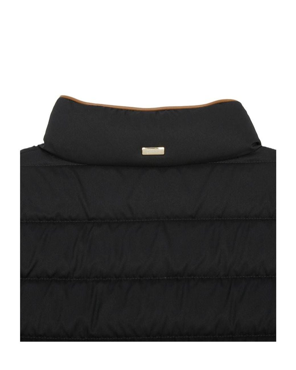 Herno Black Long-Sleeved Down Jacket