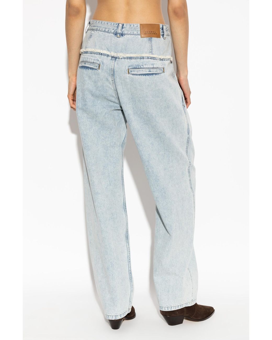 Isabel Marant Blue Isabel Marant Étoile Iniza High-Rise Jeans