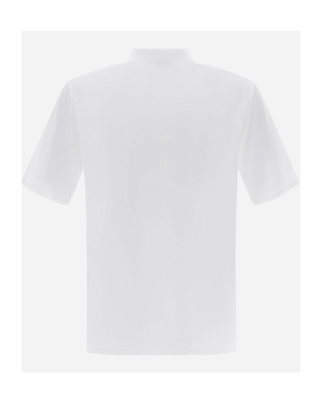 Herno White Ultralight Scuba Polo Shirt for men