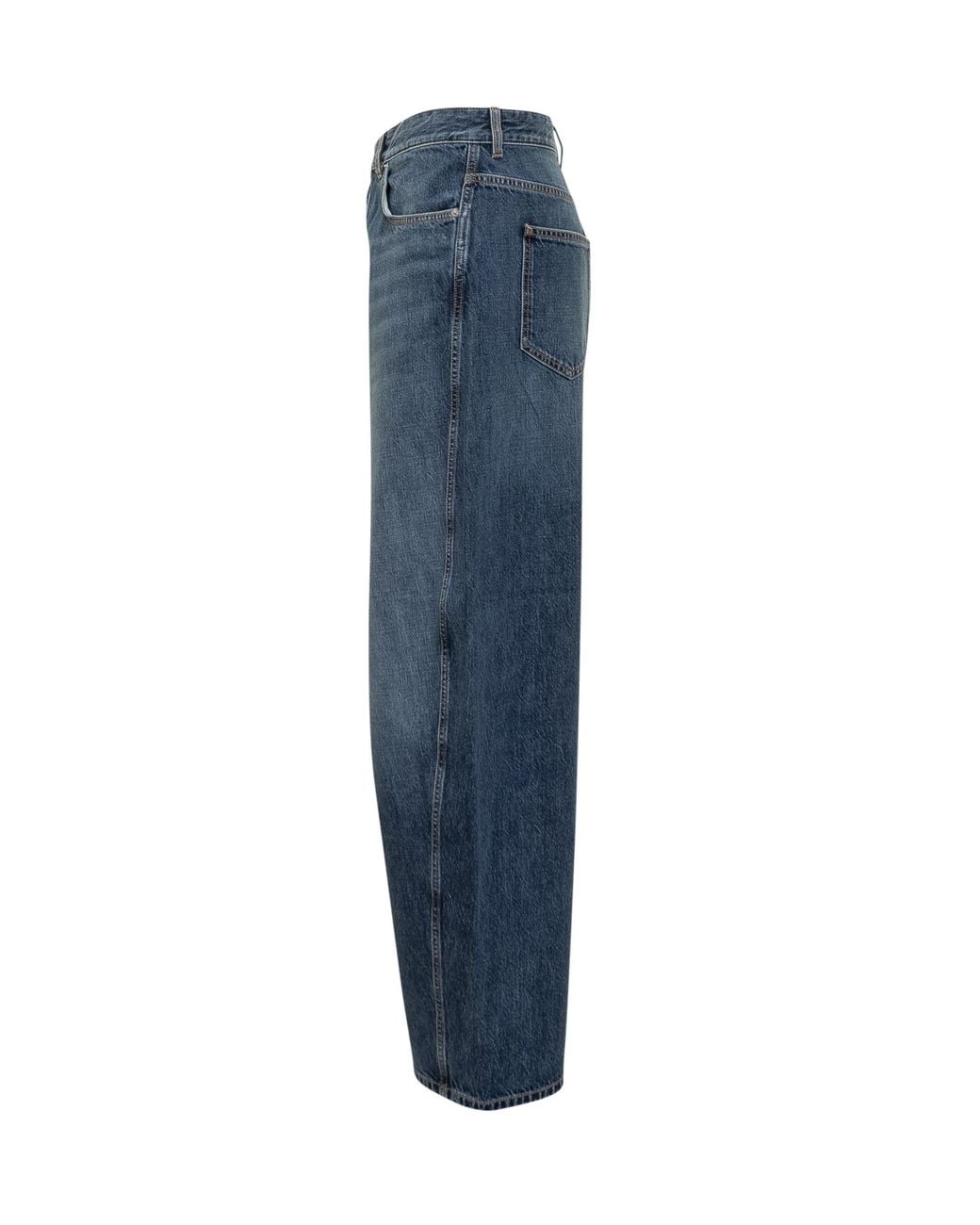Givenchy Blue Logo Patch Relaxed-Fit Jeans for men