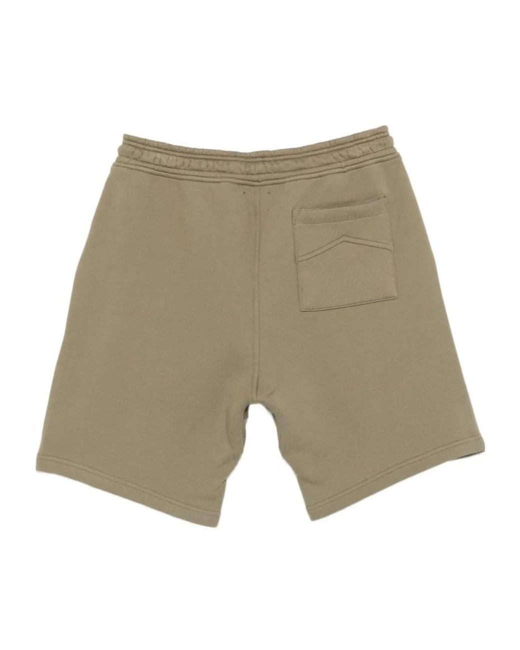 Rhude Green Drawstring Waist Shorts for men