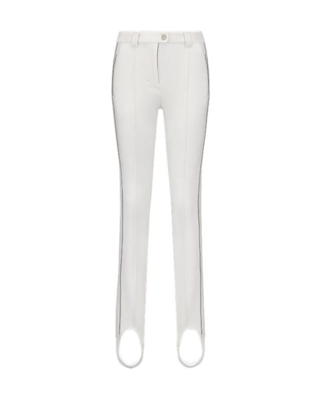 Dior White Alps Fitted Ski Pants