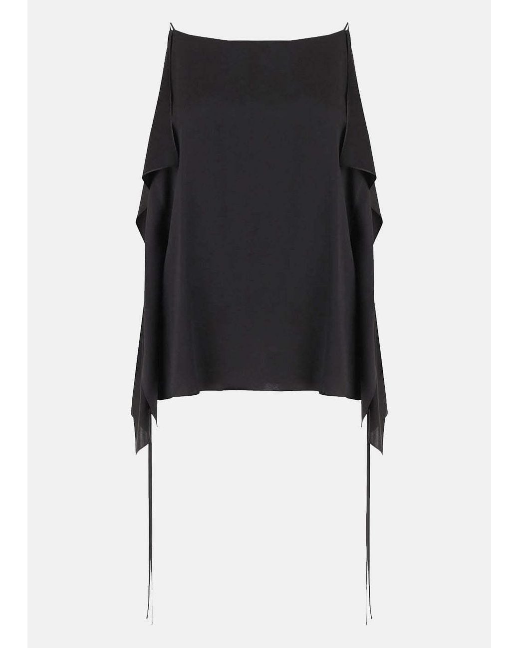 The Row Black Koray Sleeveless Top