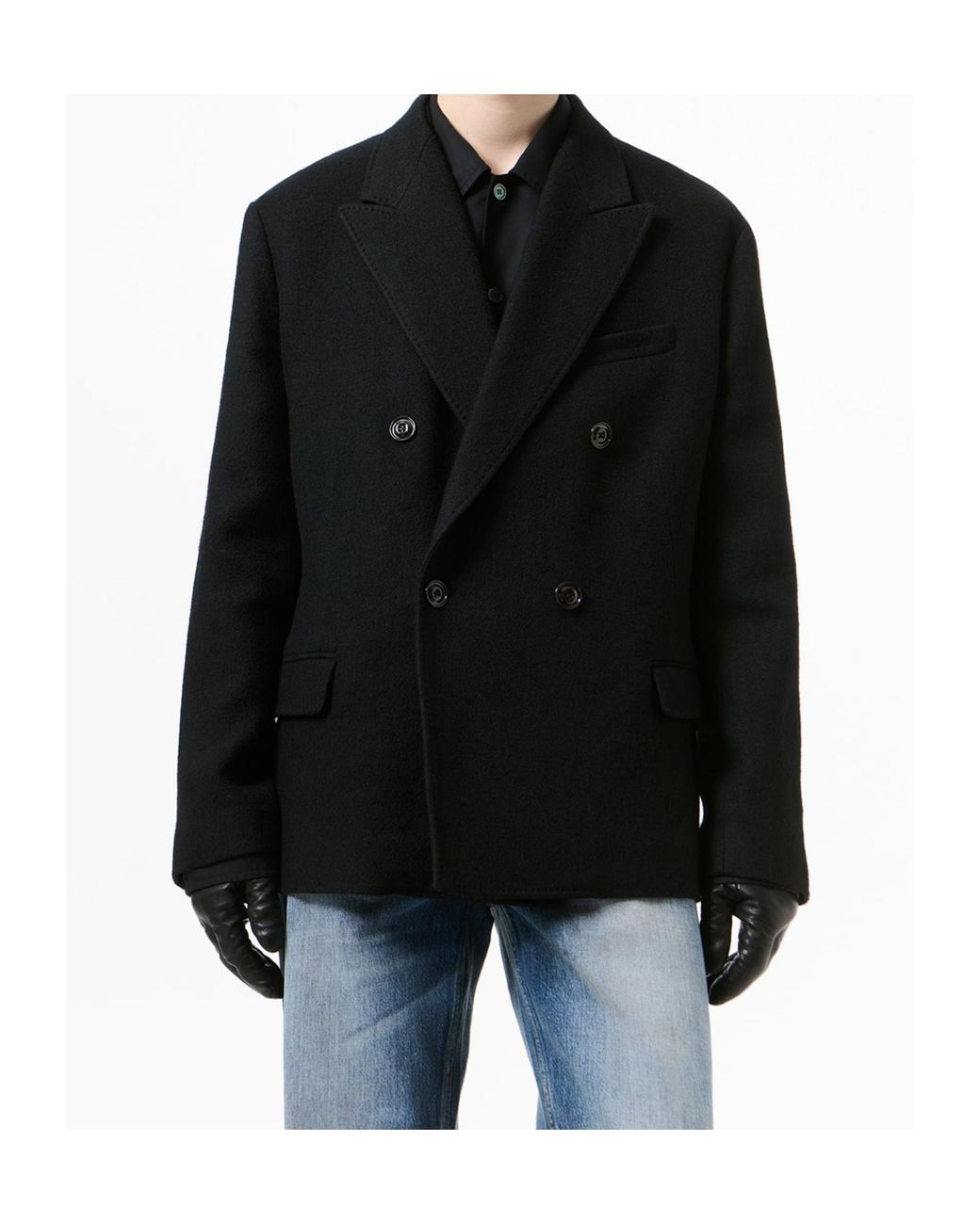 Our Legacy Black Long-Sleeve Blazer for men