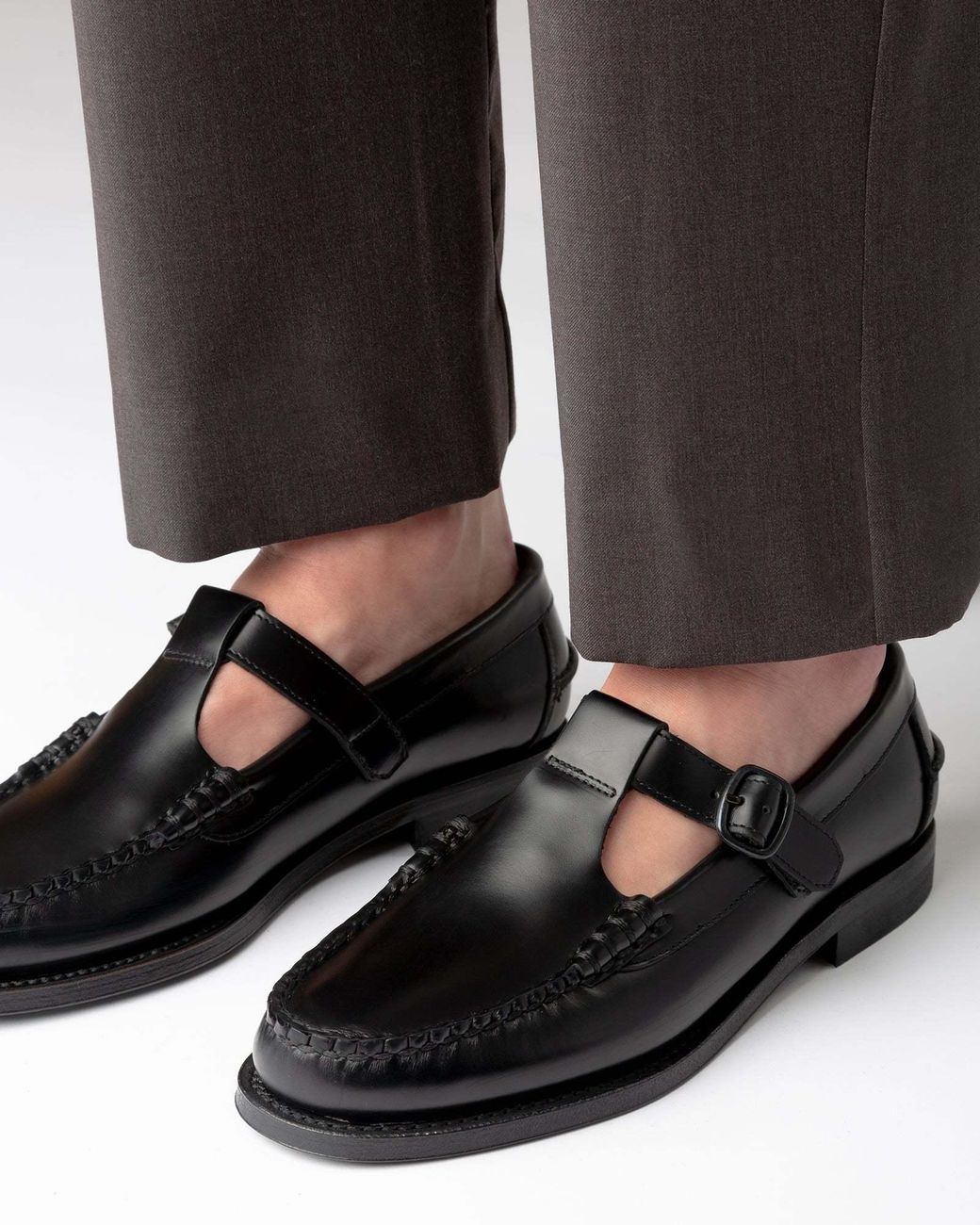 Hereu Blue Alber Almond Toe Loafers
