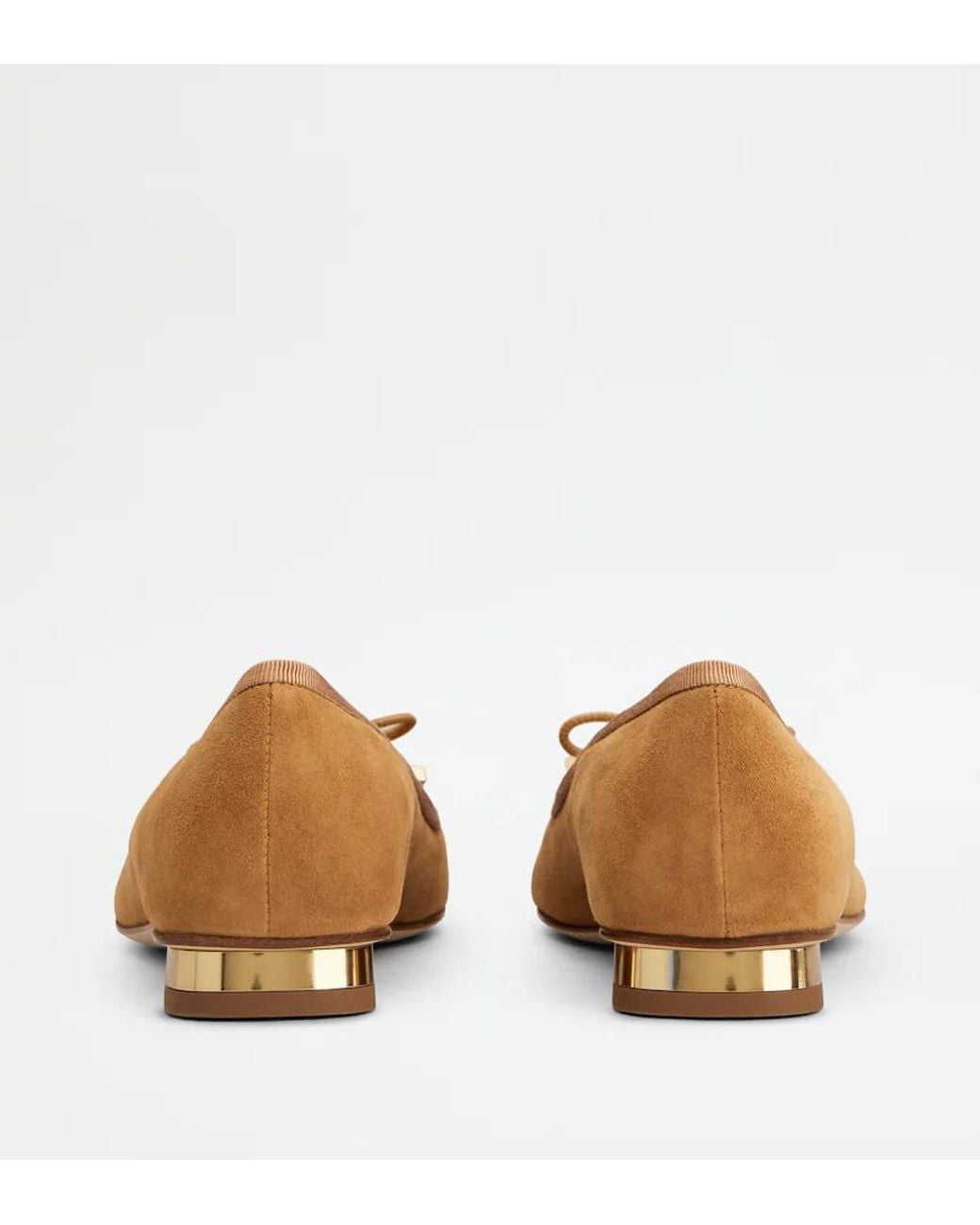 Tod's Brown Ballerinas