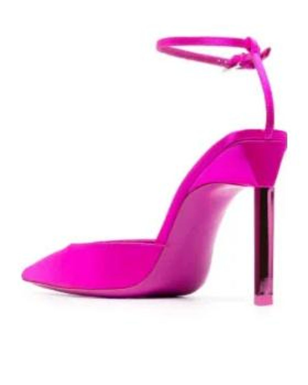 The Attico Pink Satin High Heels