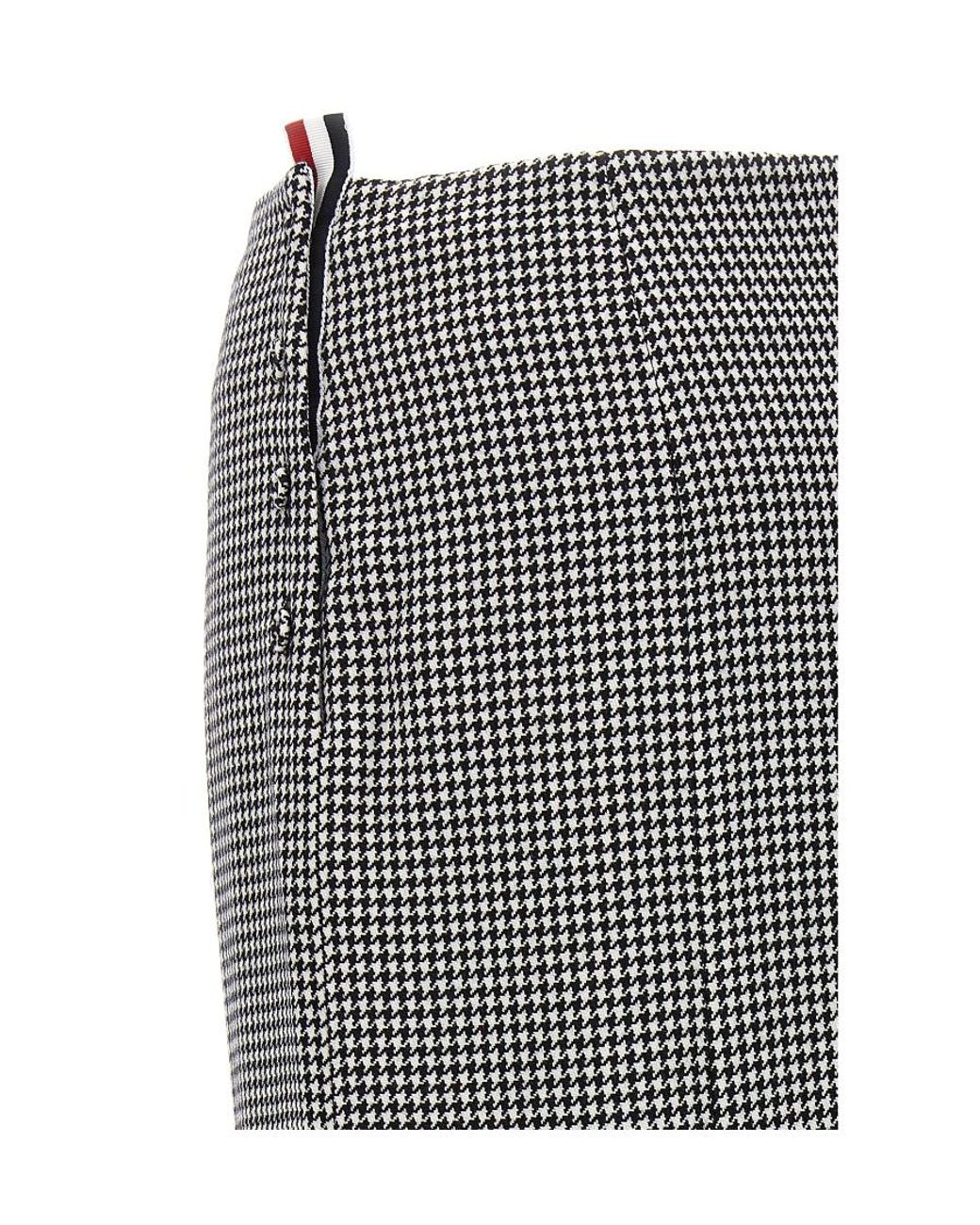 Thom Browne Gray Patterned Skirt