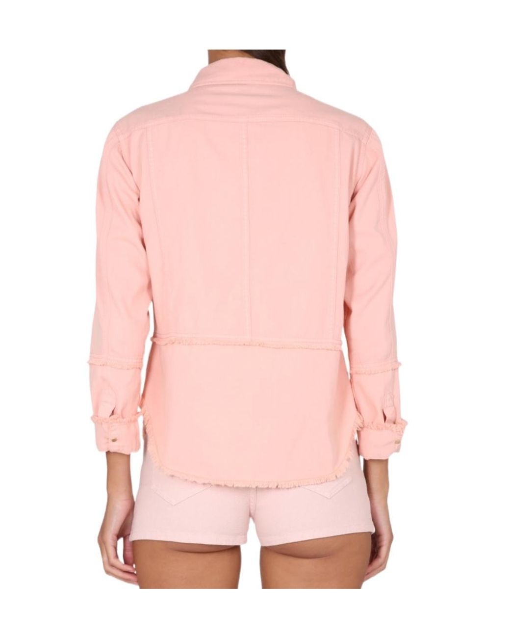 Tom Ford Pink Long Sleeved Buttoned Denim Shirt