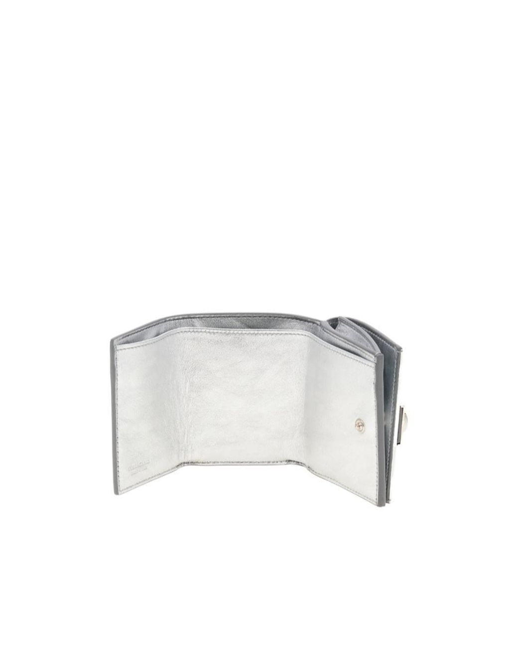 Ferragamo White Two-Color Hug Wallet