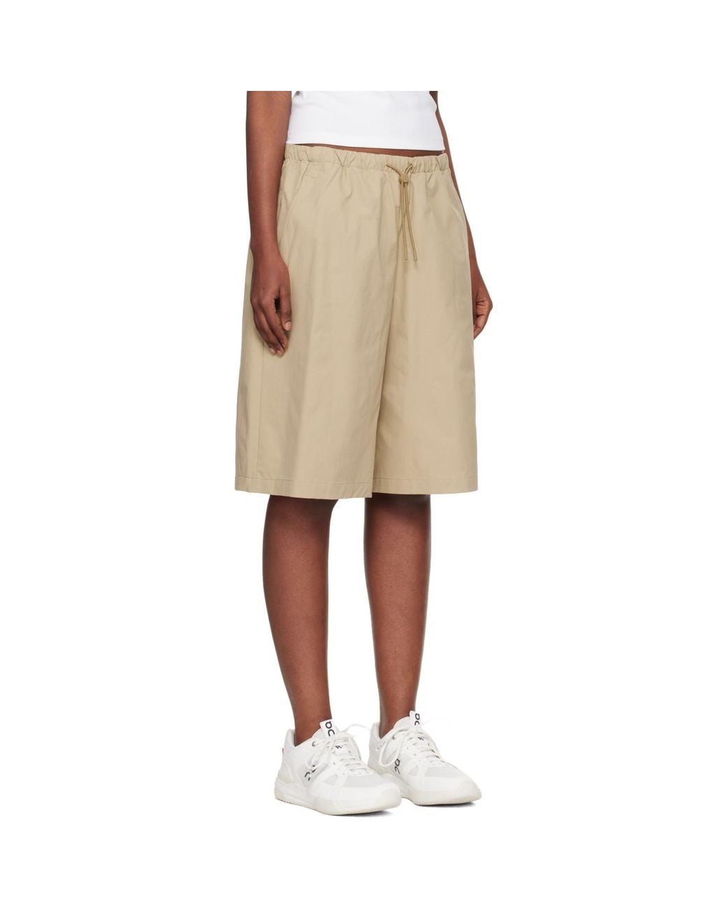On Shoes Natural Bermuda Shorts