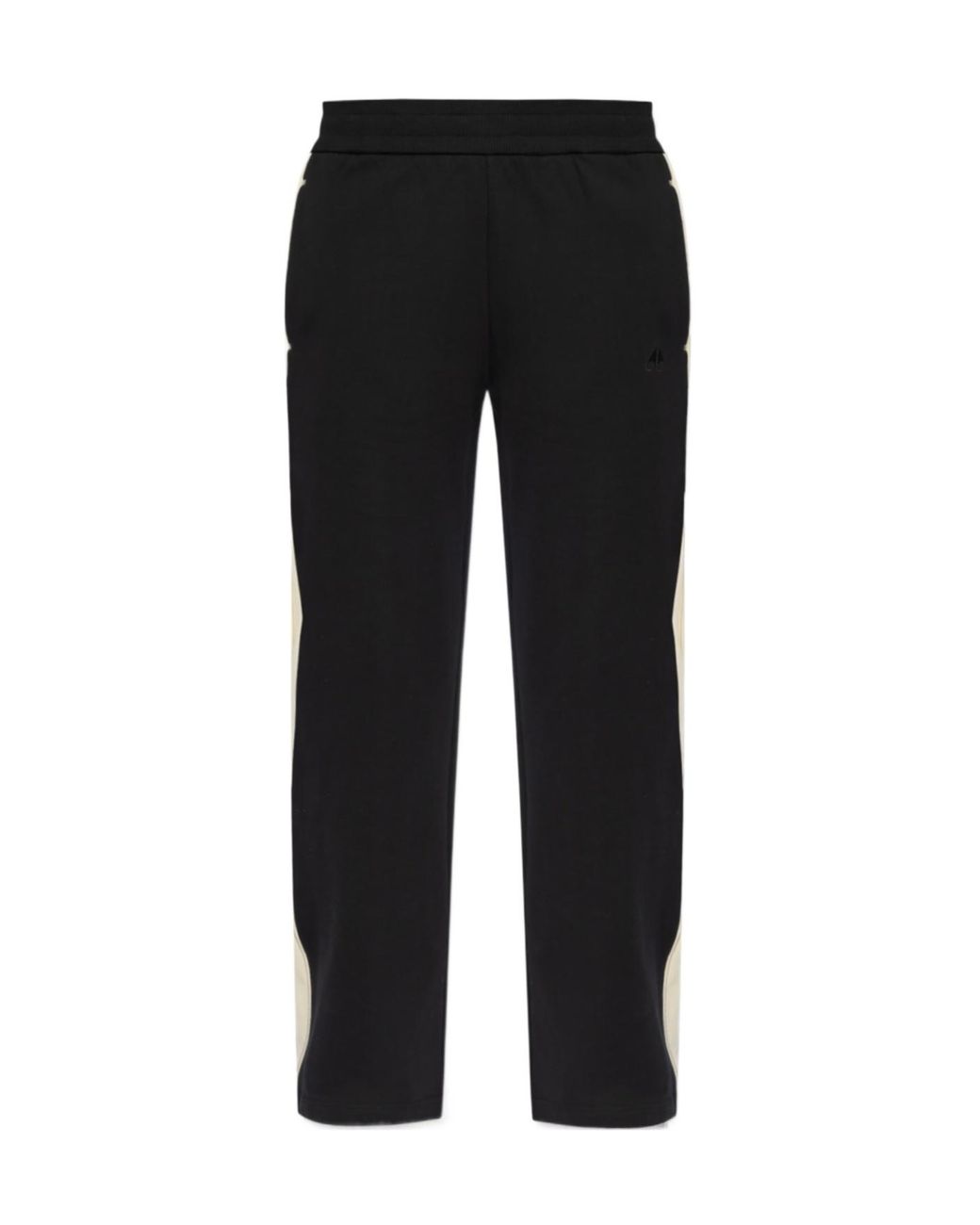 Moose Knuckles Black Classic Stripe Detailed Pants