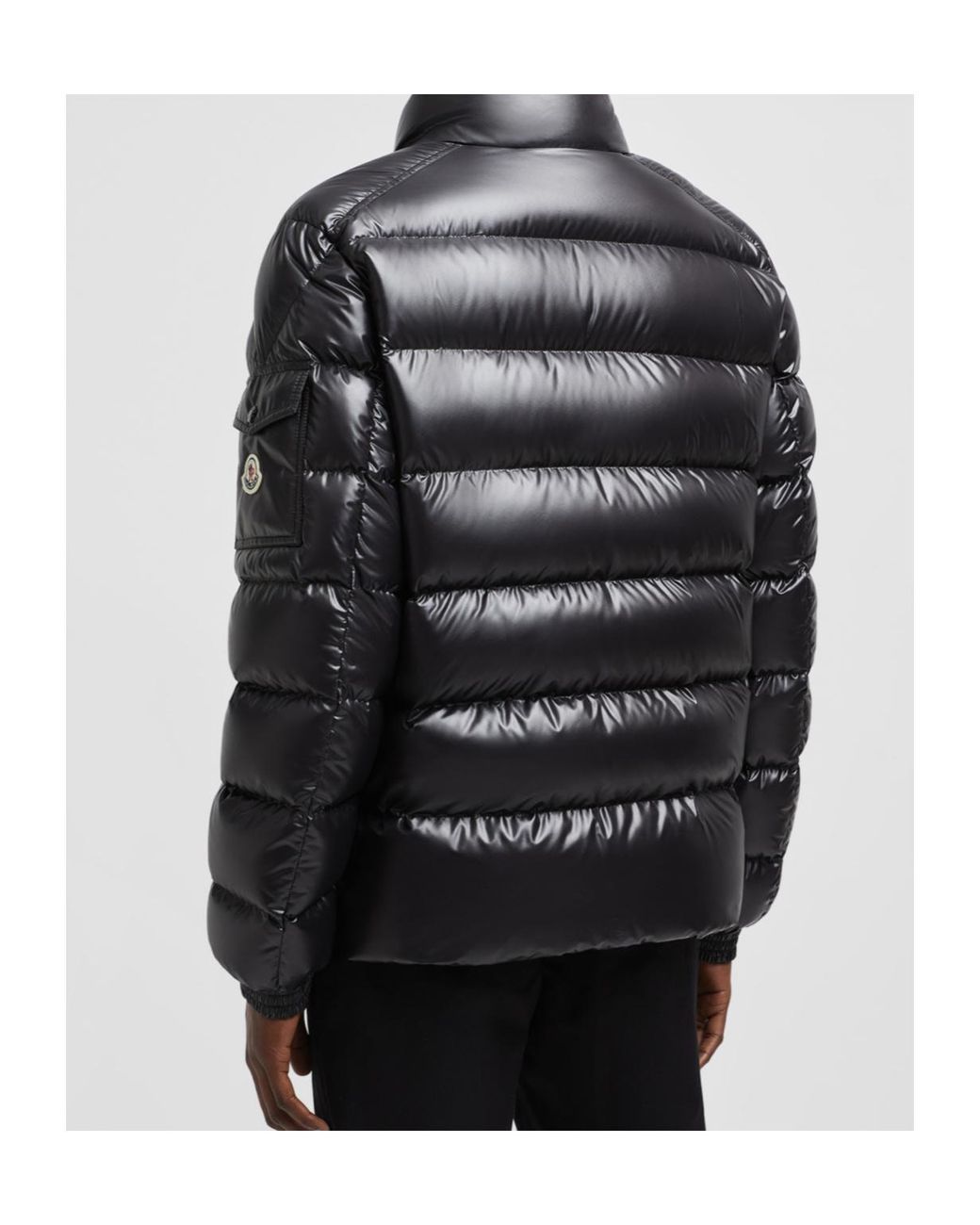 Moncler Black Lule Short Down Jacket for men