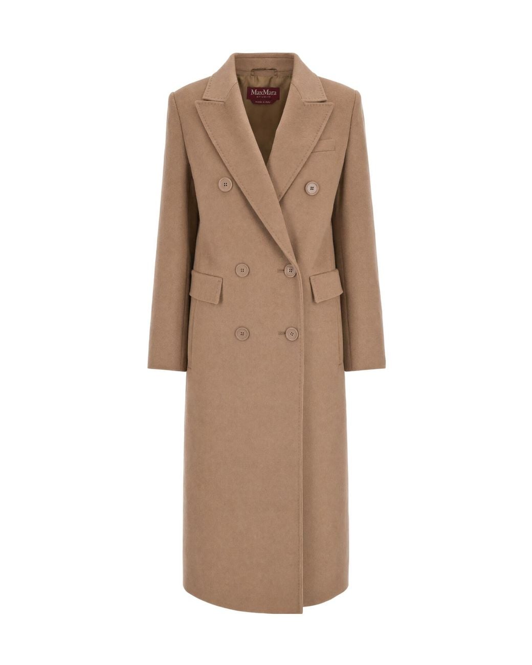 Max Mara Natural Studio Msteffige Double-Breasted Coat