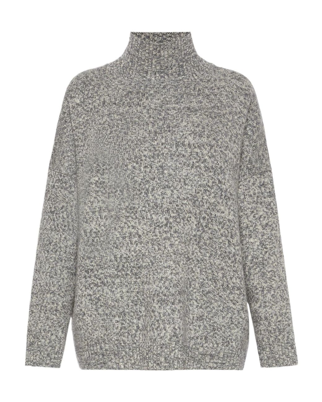 Weekend by Maxmara Gray Borgia Turtleneck Knitted Jumper
