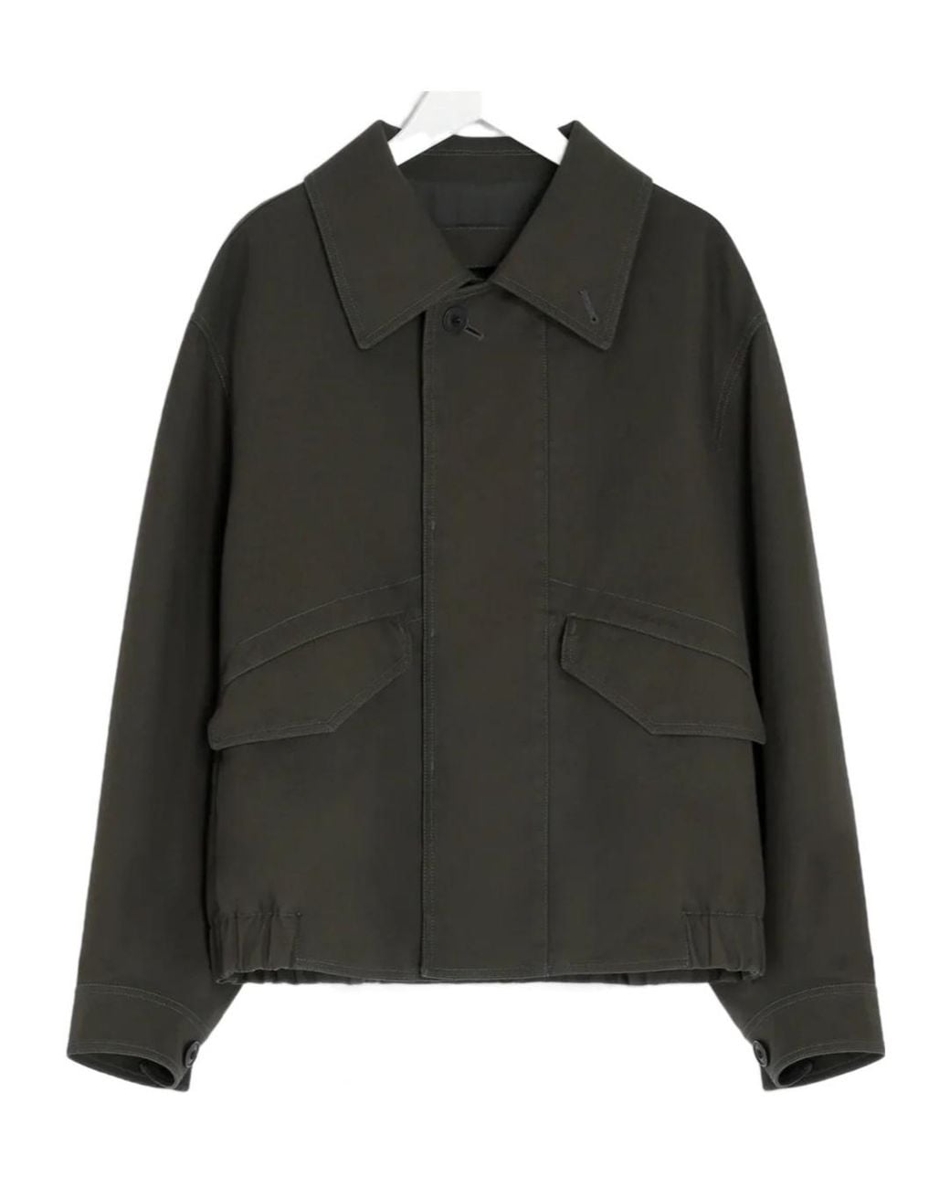 UOMO掲載 LEMAIRE BOXY BLOUSONミッドナイトグリーン L Lemaire Boxy Blouson in Green for Men | Lyst