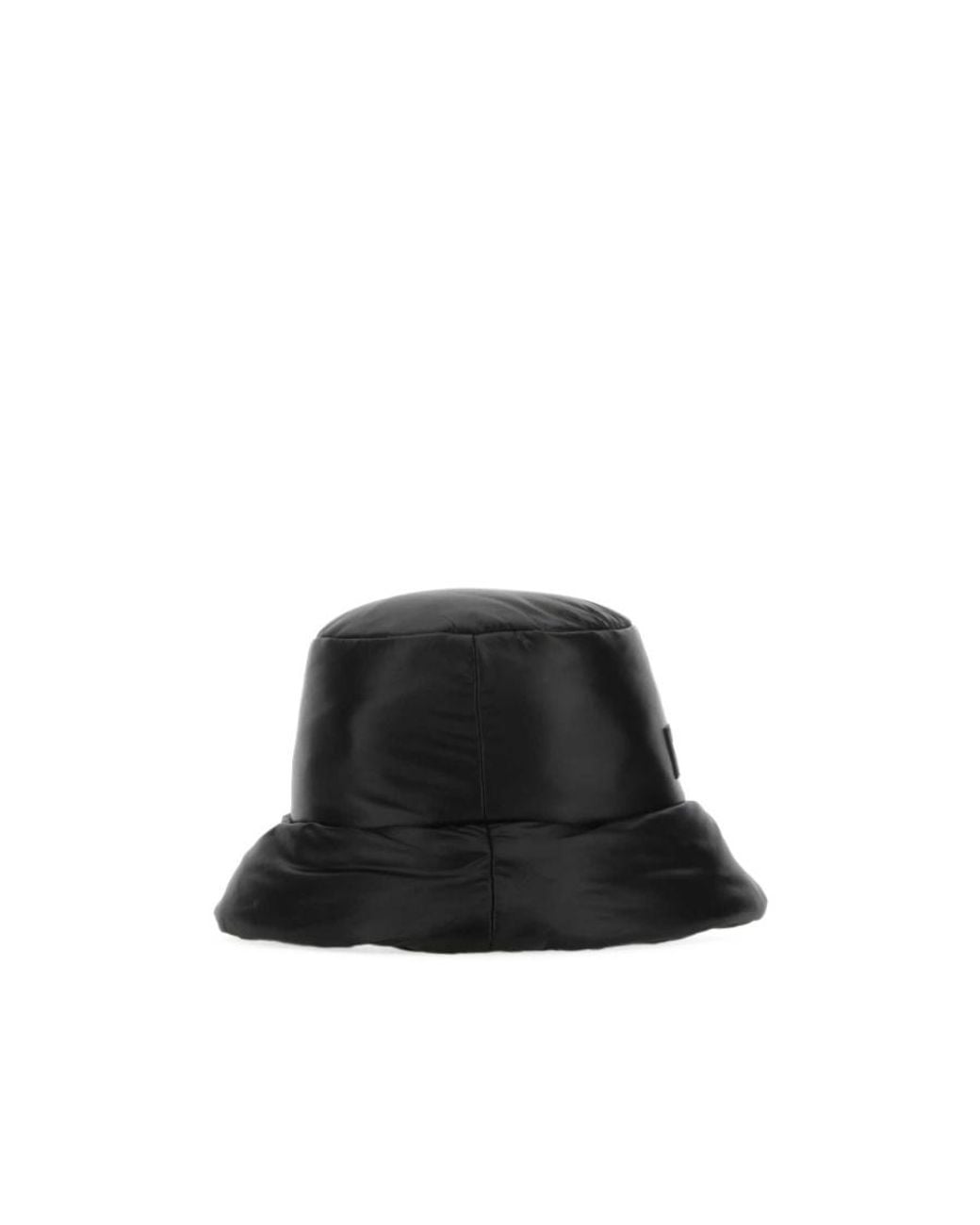 Versace Black Padded Bucket Hat