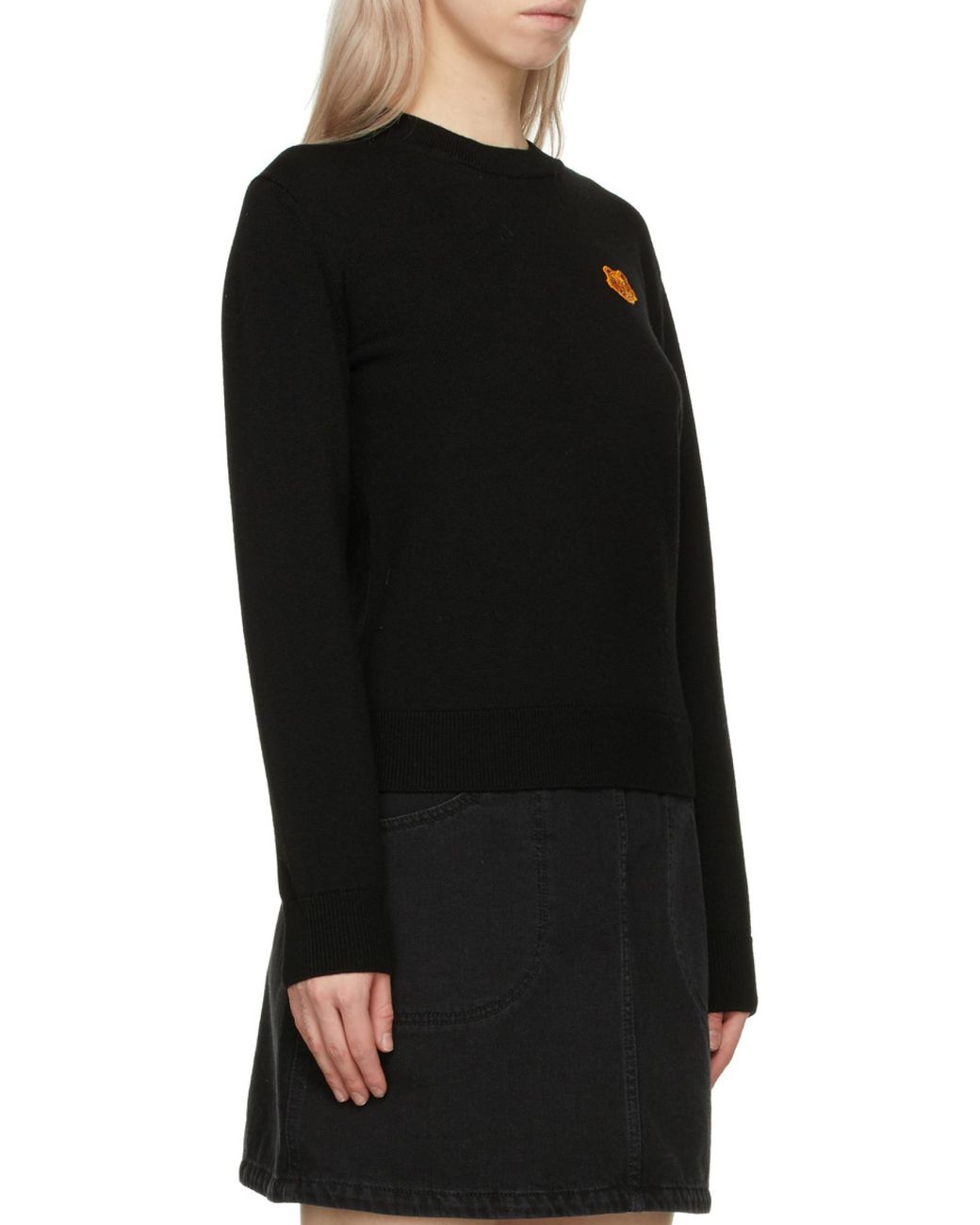 KENZO Black Tiger Crest Knit Jumper