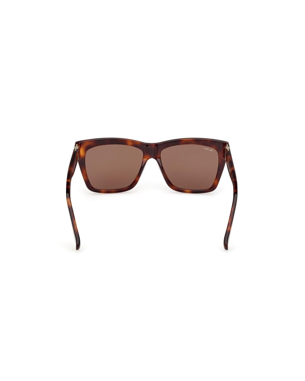 Max Mara Brown Square Frame Sunglasses