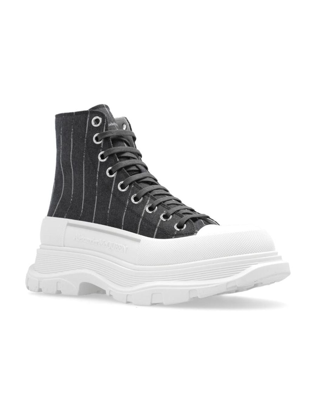 McQueen Black 70Mm Lace-Up Chunky Sneakers