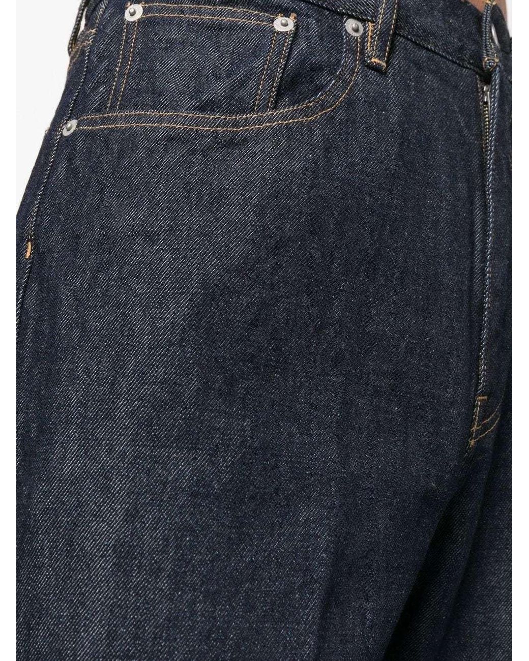 Auralee Blue オーラリー レギュラーフィット ジーンズ for men