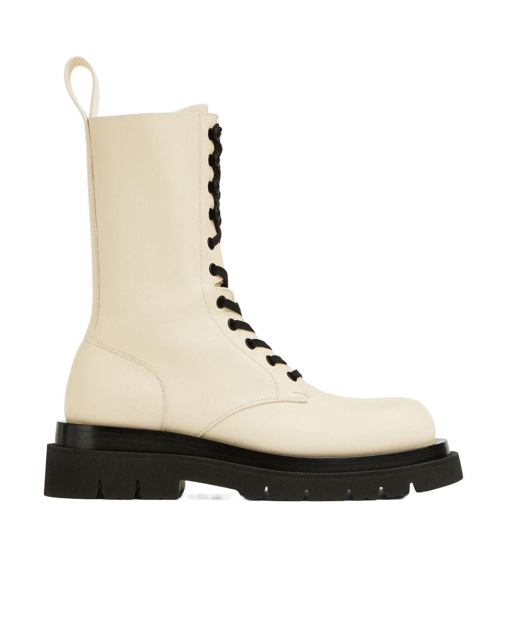 Bottega Veneta Natural Lug Leather Boots