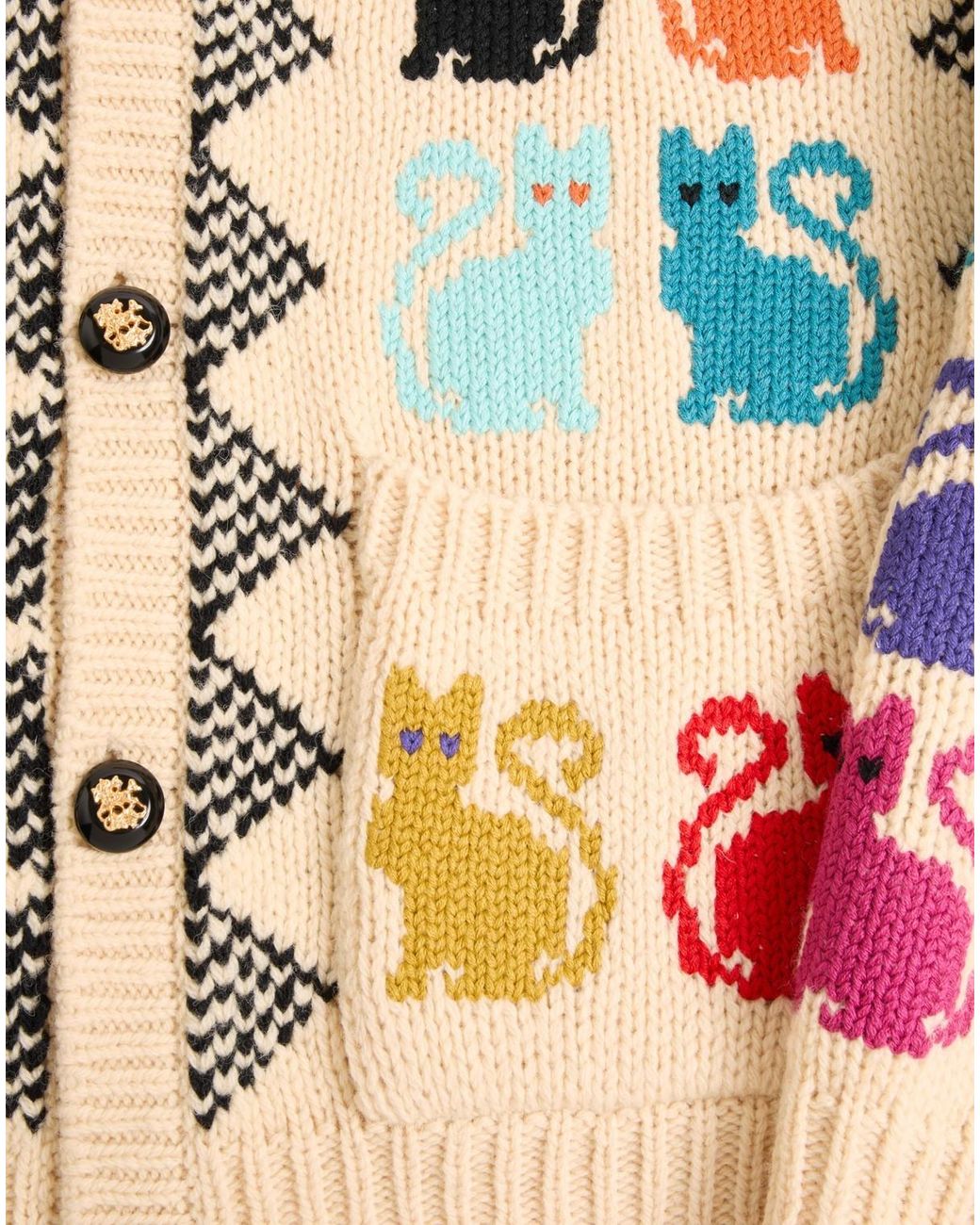 Valentino White Animal Patterned Button-Up Cardigan for men