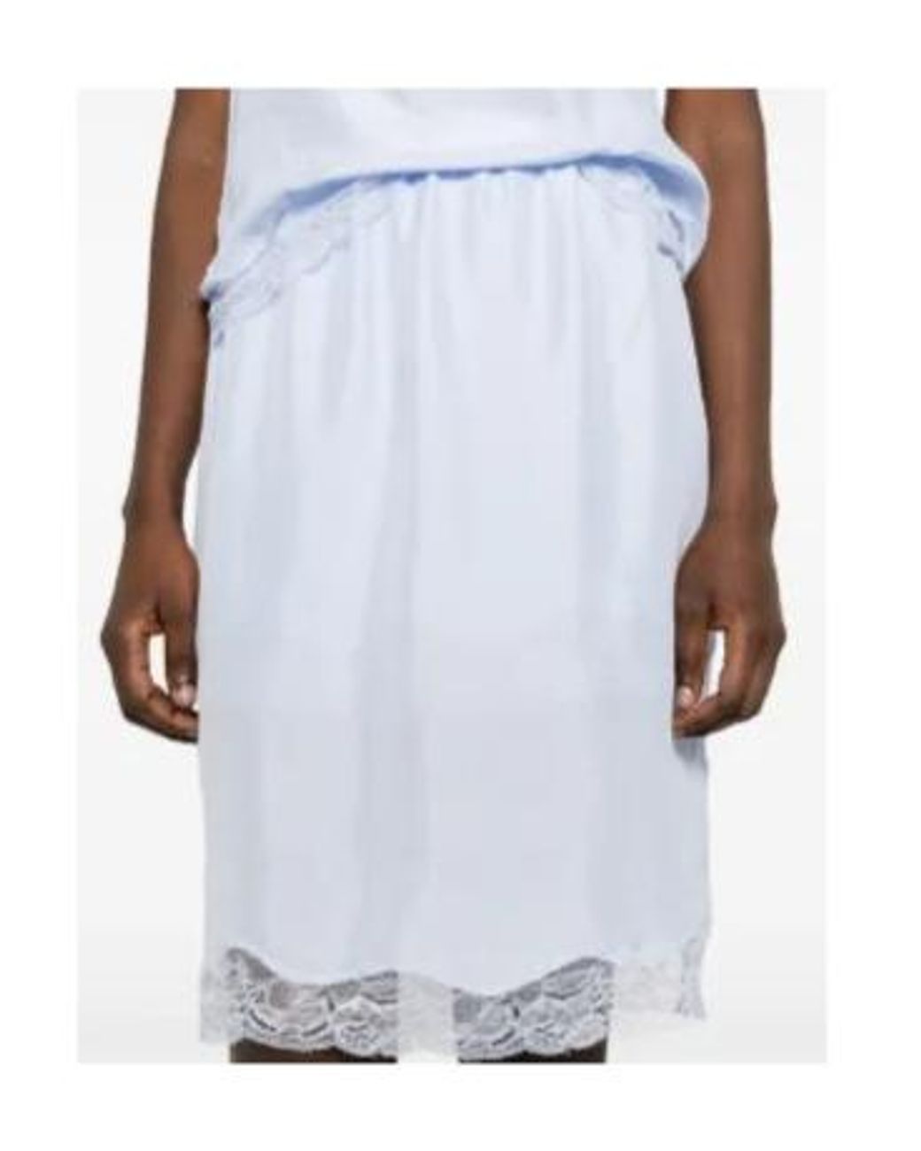 Dorothee Schumacher White Playful Volumes Skirt