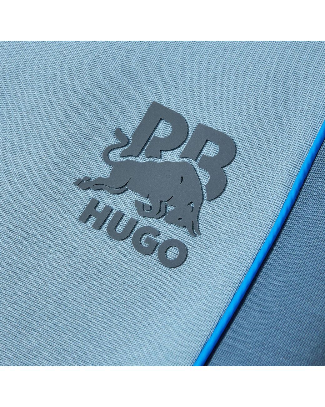 Boss Blue Closed Hem Woven Tracksuit Joggers for men