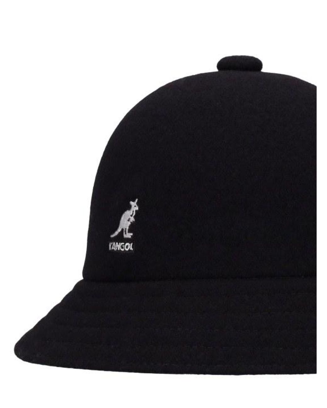 Kangol Black Crown Bucket Hat for men