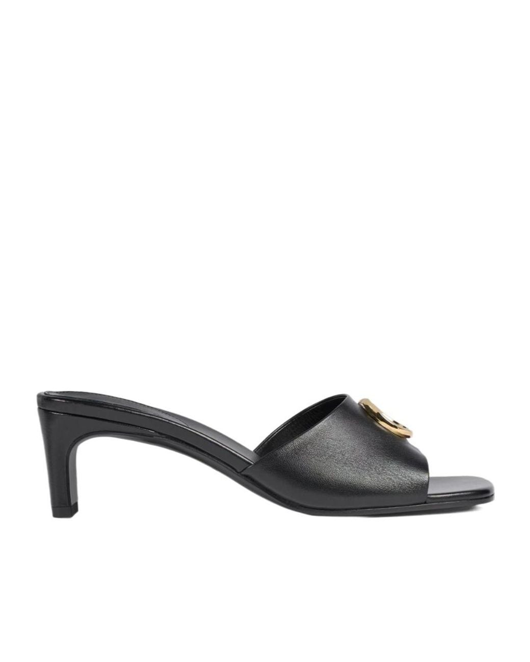 Gucci Black Double G Slide Sandals