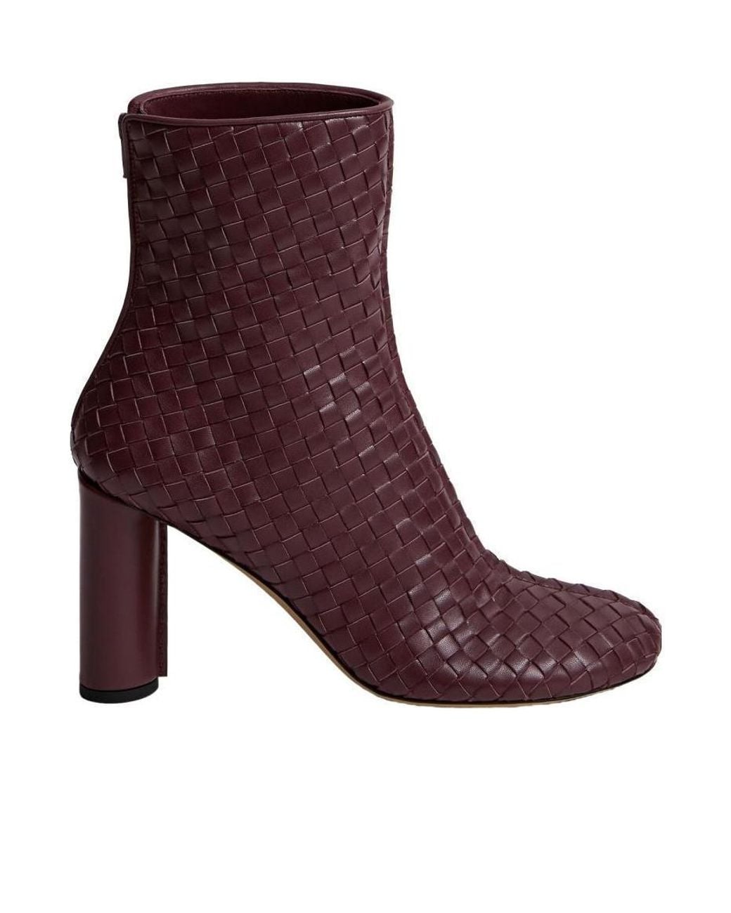 Bottega Veneta Purple Cherry Ankle Boot