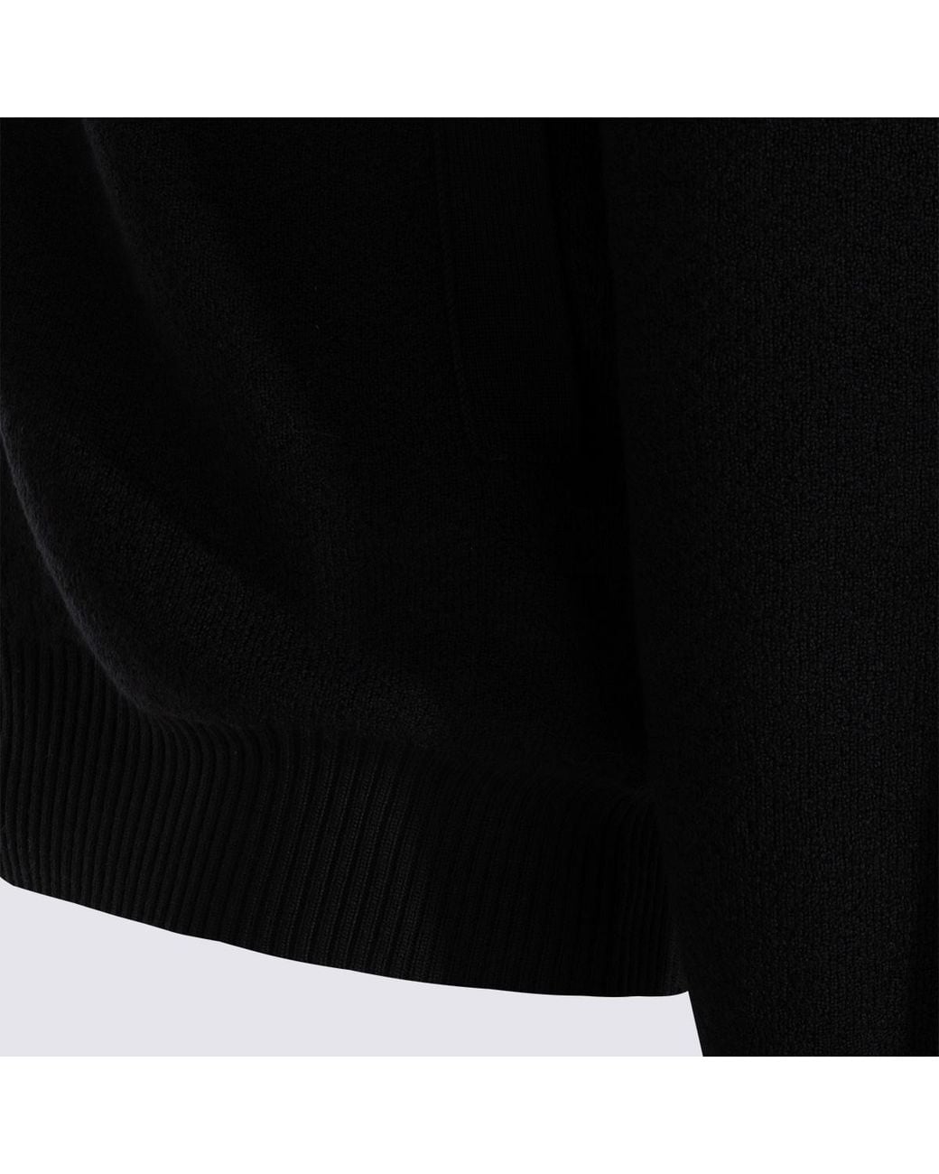 Stone Island Black Logo Patch Zipped Sweatshirt for men