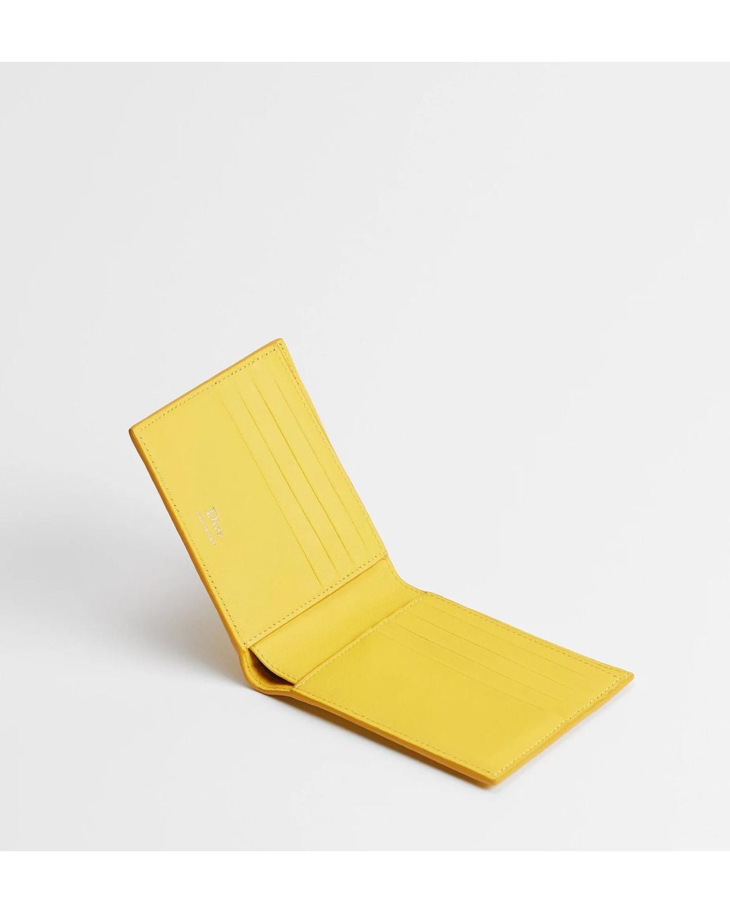 Dior Yellow Bifold Wallet for men
