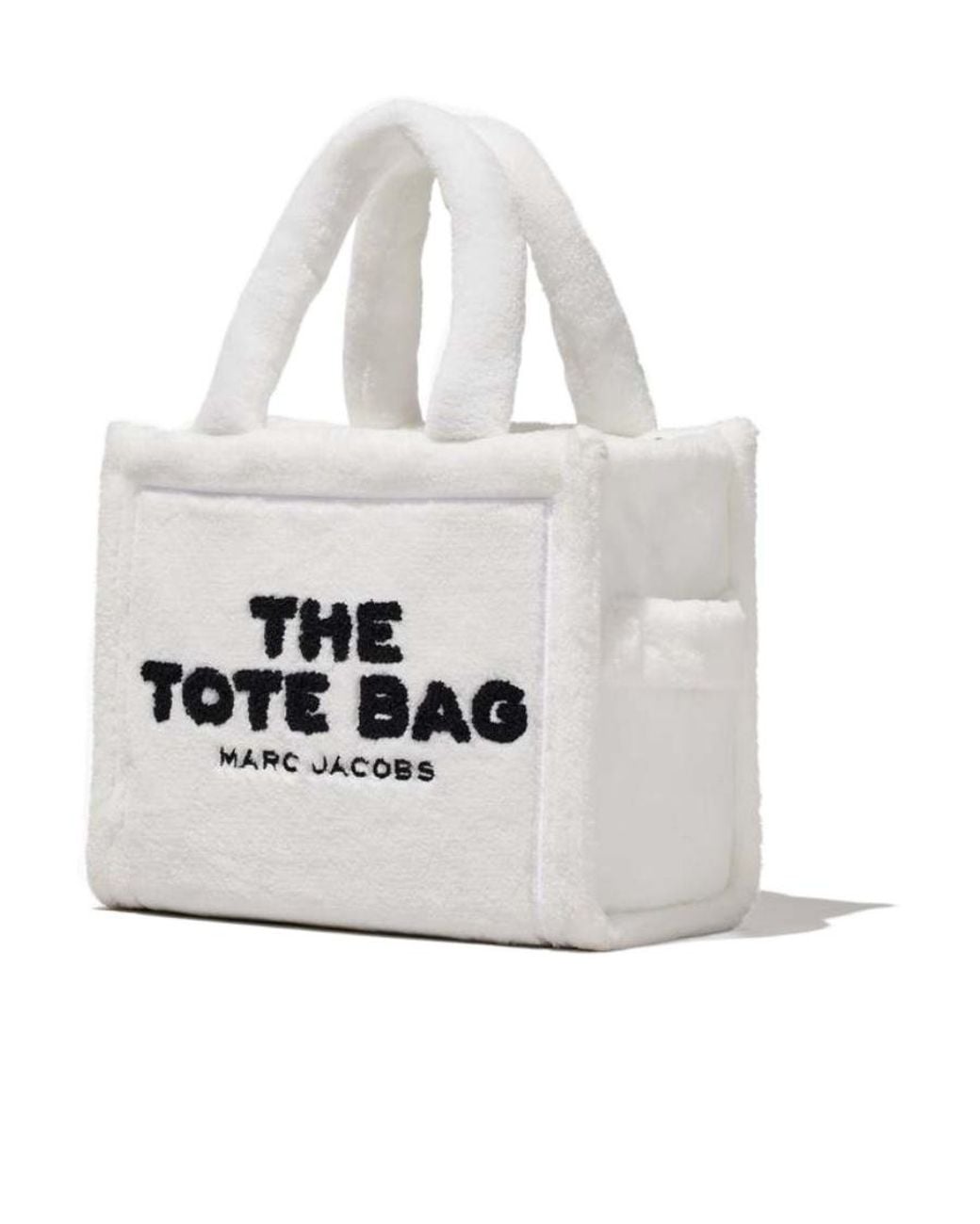 Marc Jacobs White The Terry Mini Top Handle Bag