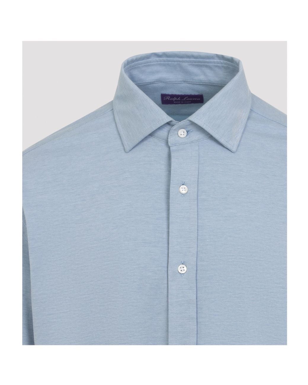 Ralph Lauren Blue Aston Long-Sleeve Shirt for men