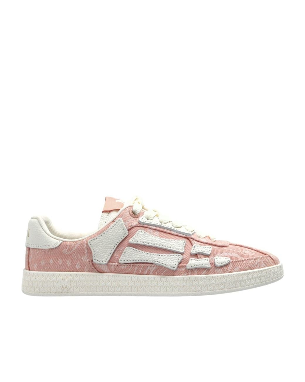 Amiri Pink Sports Shoes "Bandana Denim Pacific Bones"
