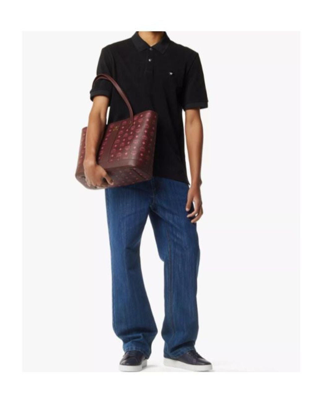 MCM Red New Liz Shopper
