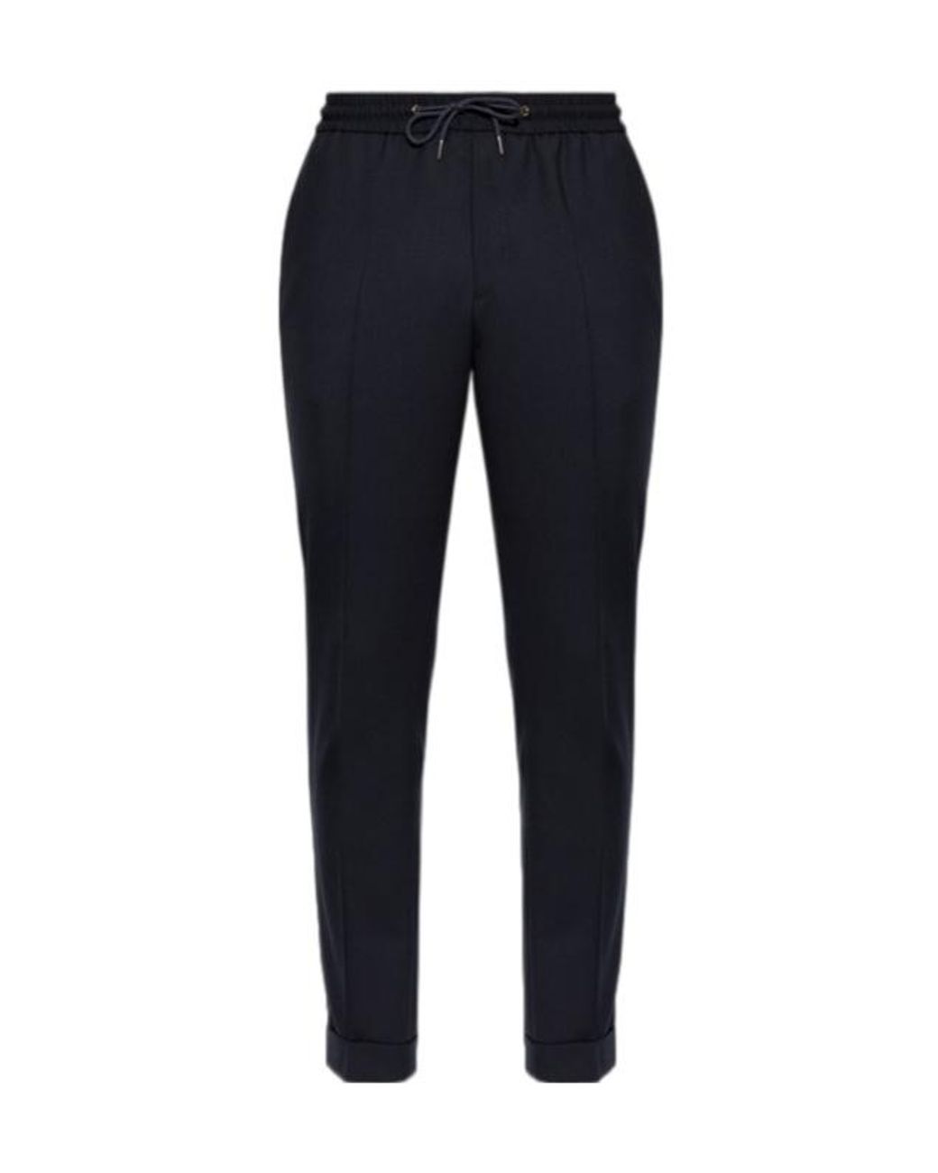 Paul Smith Blue Drawstring Tapered Chino Pants for men