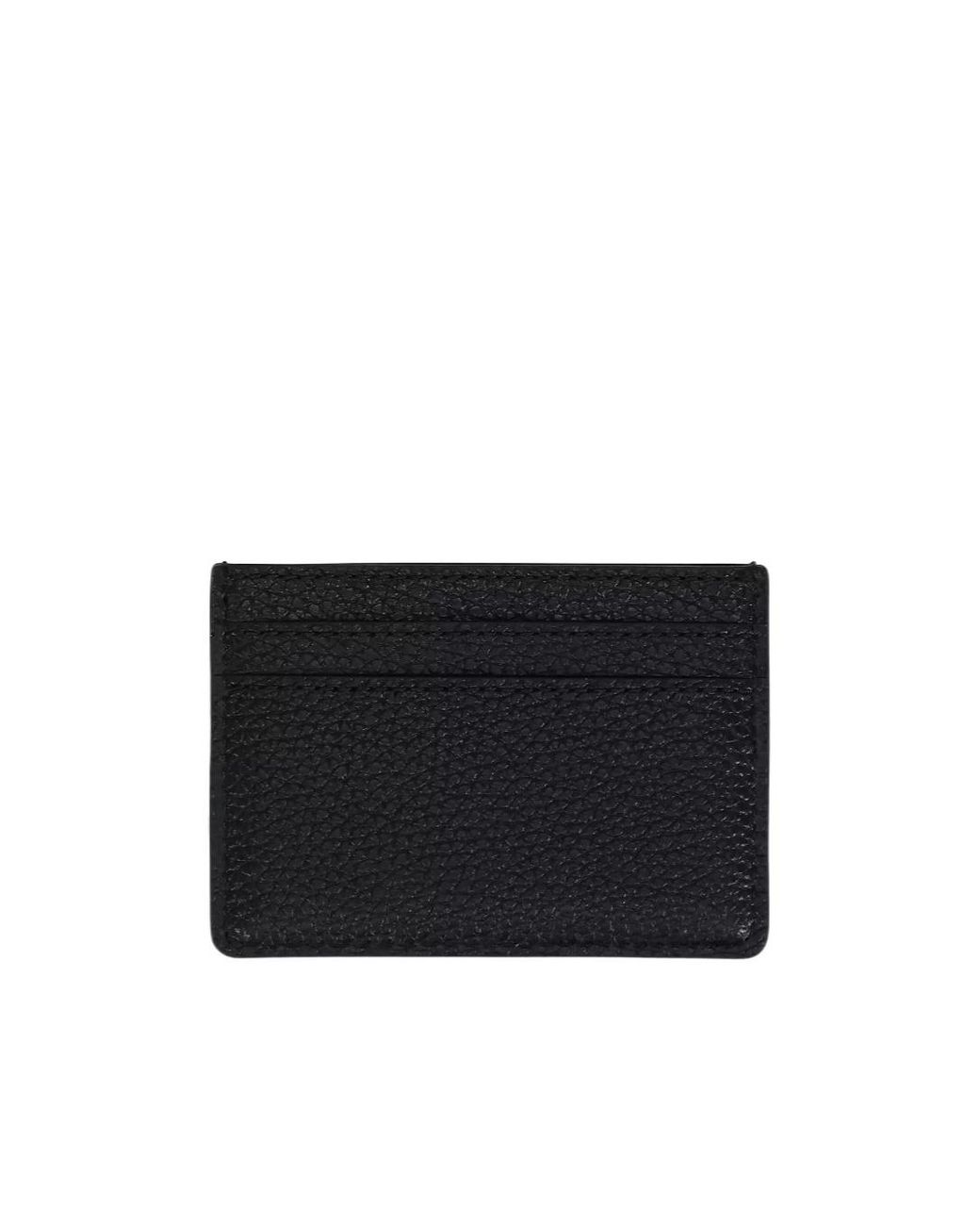 Marc Jacobs Black Groove Card Case